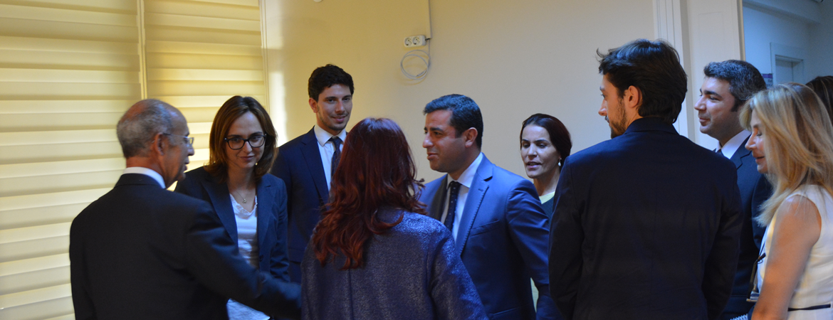 İtalya Demokratik Parti Heyeti ile görüşme