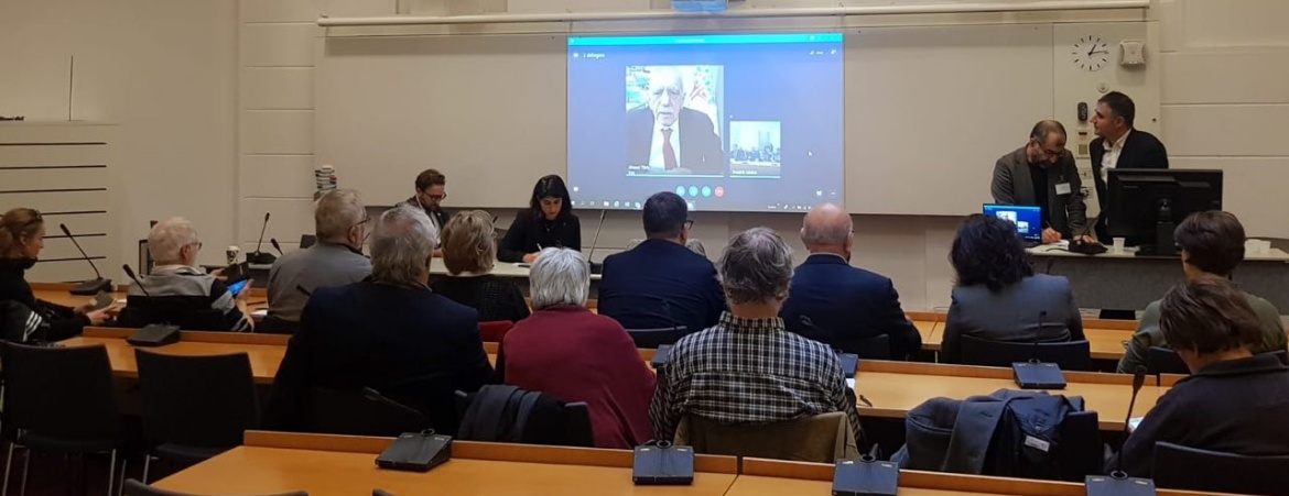 Ahmet Türk İsveç Parlamentosunda konuştu
