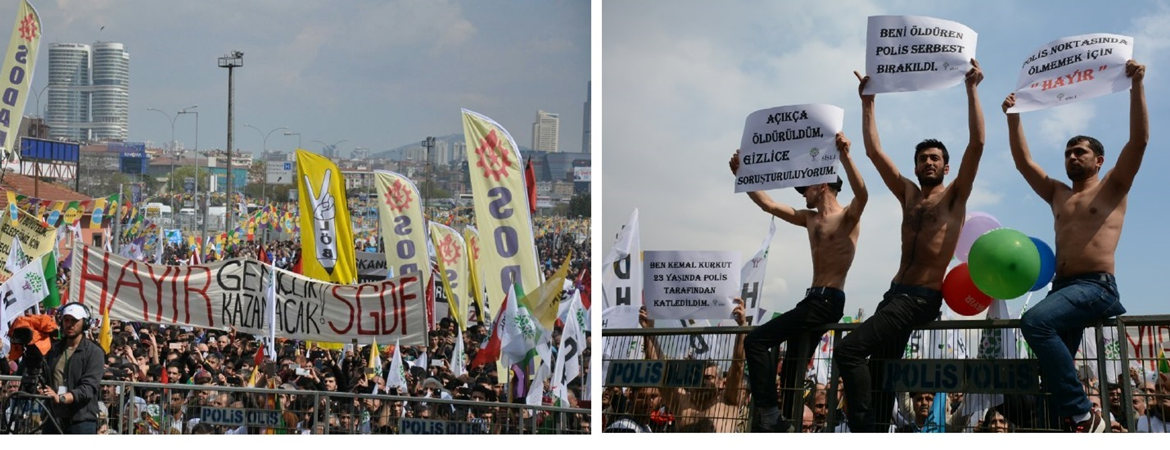 İstanbul mitingimizden hayır ve barış çağrısı yükseldi