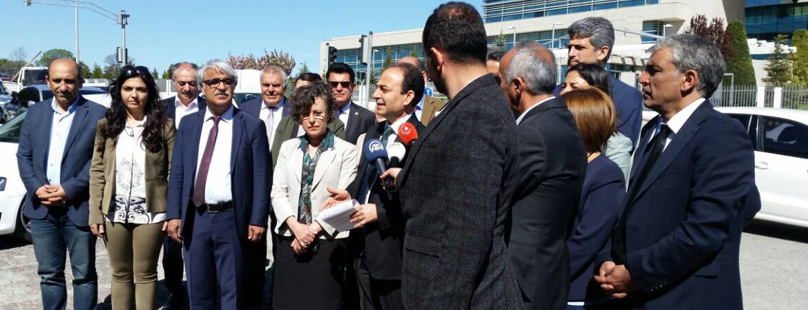 Heyetimiz Anayasa Mahkemesi Başkanına kendi sözleriyle çağrı yaptı