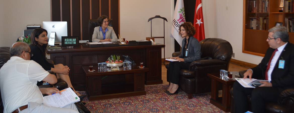 Uluslararası Azınlık Grubu Sıfır Ayrımcılık Derneğinin Meclis Grubumuzu ziyareti