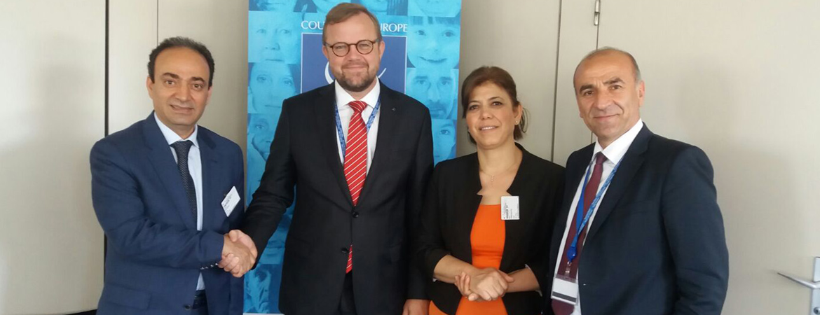 Heyetimizin Strazburgda devam eden temasları