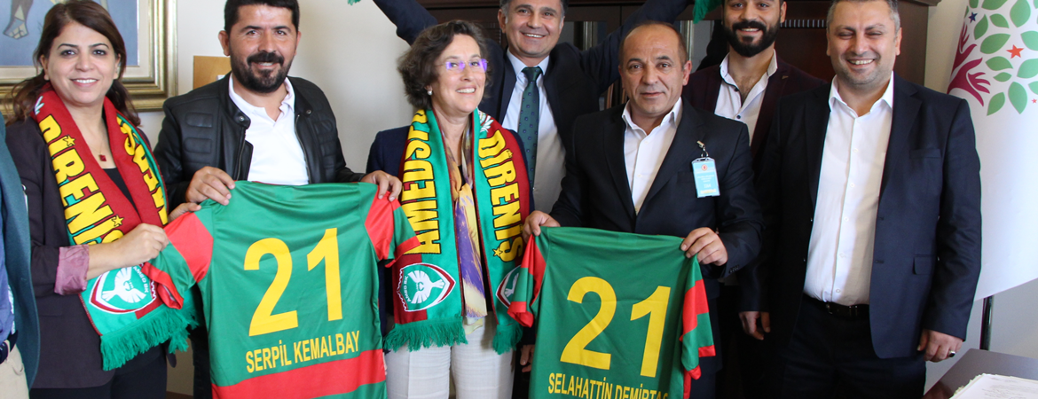 Amedspor Direniş Taraftarlar Derneğinin ziyareti