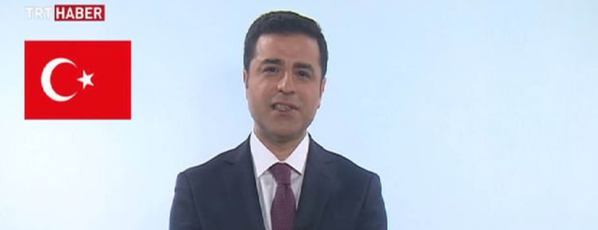 Demirtaşın TRT Haberde yayınlanan konuşması