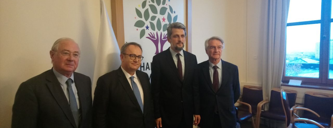 Fransa Senatosu Avrupa İşleri Komitesi üyesi senatörler ile görüşmemiz