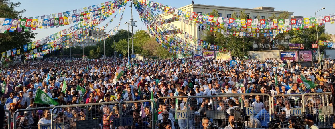 Sancar: HDP’yi bitireceklerini sananlar bu meydana baksınlar, bu iradeyi görsünler