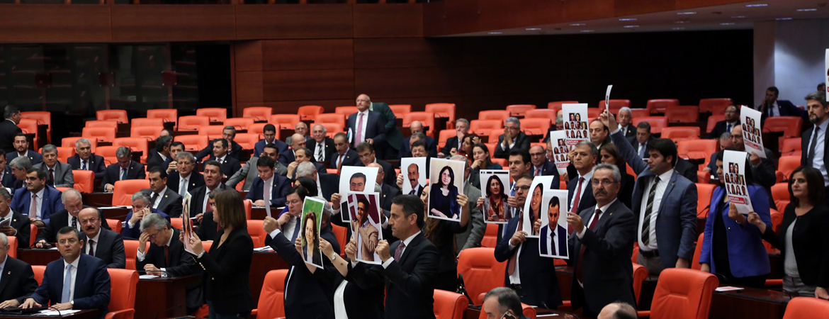 HDP milletvekillerinden Genel Kurulda ortak tavır