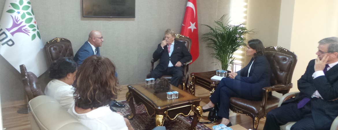  Elmar Brok ve Kati Pirinin partimize ziyareti