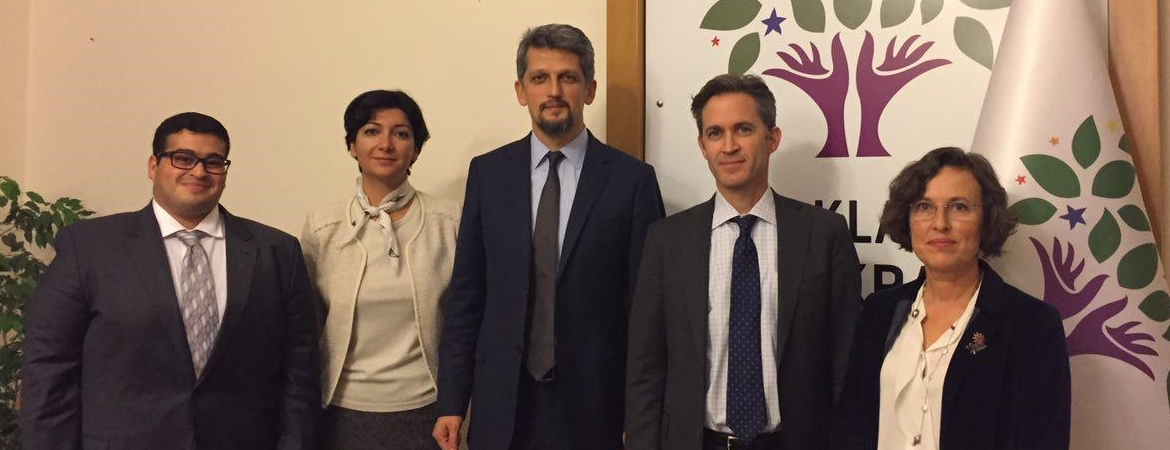 Milletvekillerimizin BM Raportörü David Kaye ile görüşmesi