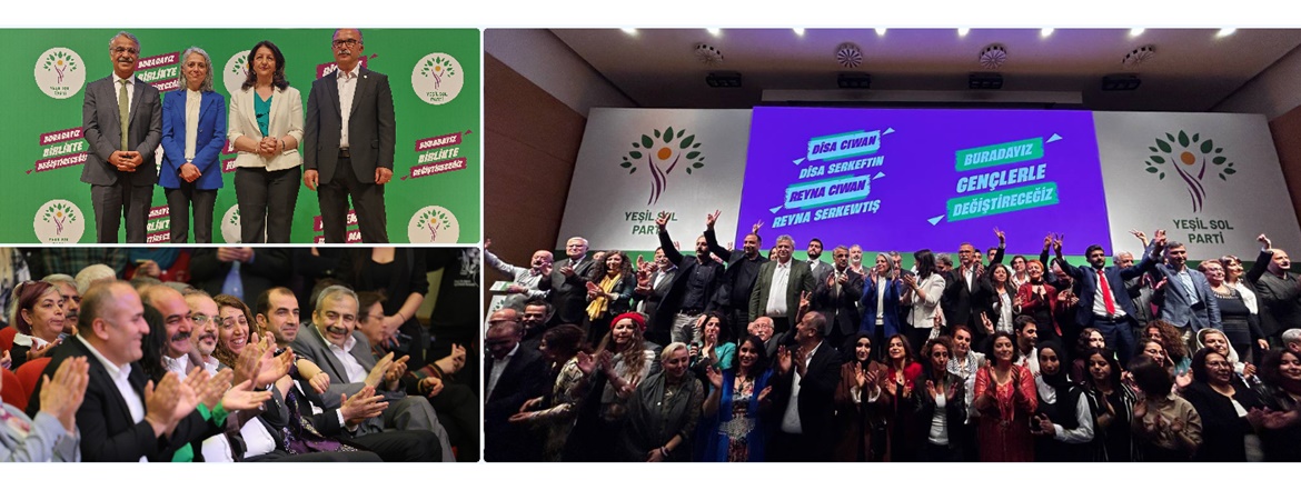 Yeşil Sol Partinin aday tanıtımı yapıldı: Parlamentoya en güçlü temsiliyetle gireceğiz