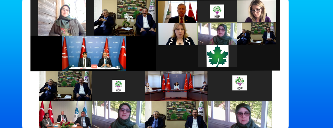 Siyasi partilerle bayramlaştık
