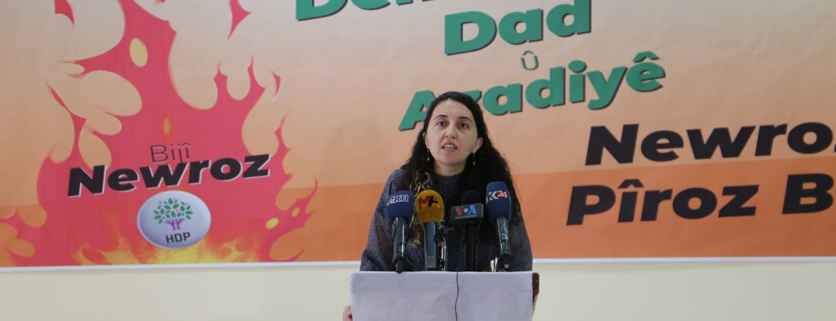Newroz kutlaması için herkesi saat 20:20’de evinin balkonunda, camında kutlama yapmaya çağırıyoruz