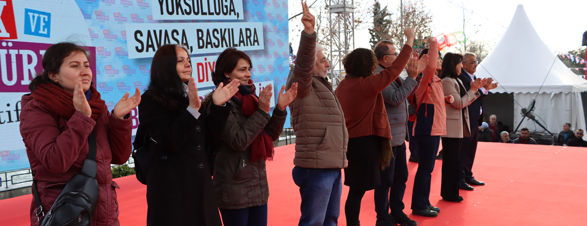 On binler Kartalda buluştu: Emek ve Özgürlük İttifakı seçim startını verdi