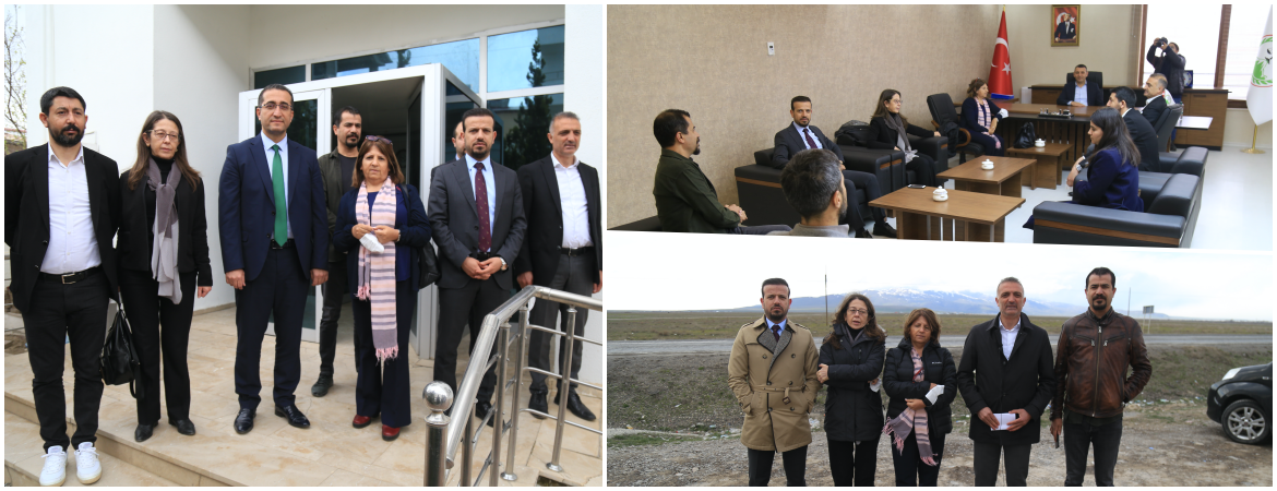 Milletvekillerimiz ve İHD, ÖHD temsilcileri cezaevlerindeki duruma dikkat çekmek için Iğdır ve Ağrı’daydı