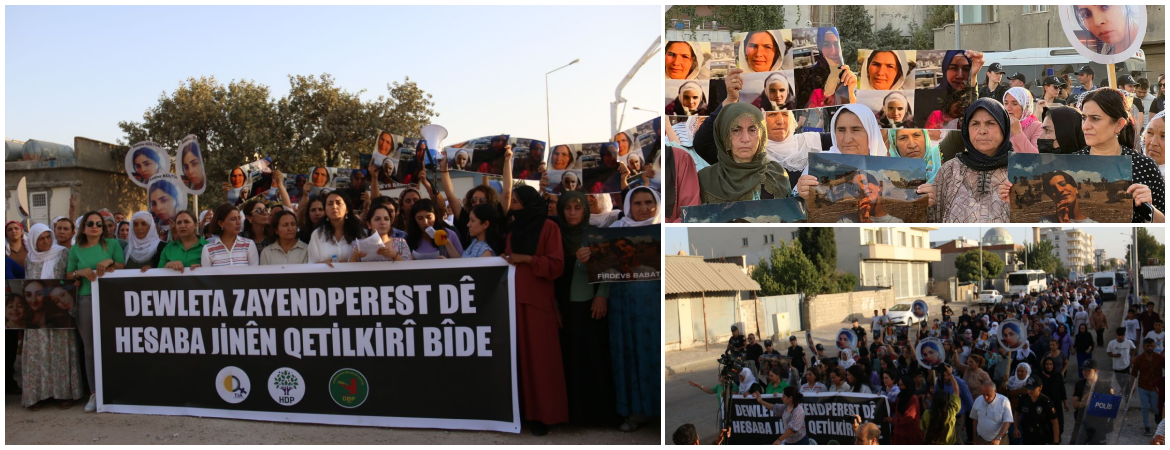 Kadın katliamlarına karşı Şırnak’tan seslendik: Erkek-devlet şiddetinden hesap soracağız