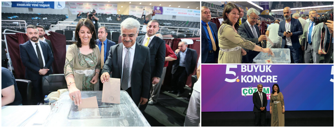 5. Olağan Büyük Kongremiz sona erdi, Buldan ve Sancar yeniden eş genel başkan seçildi
