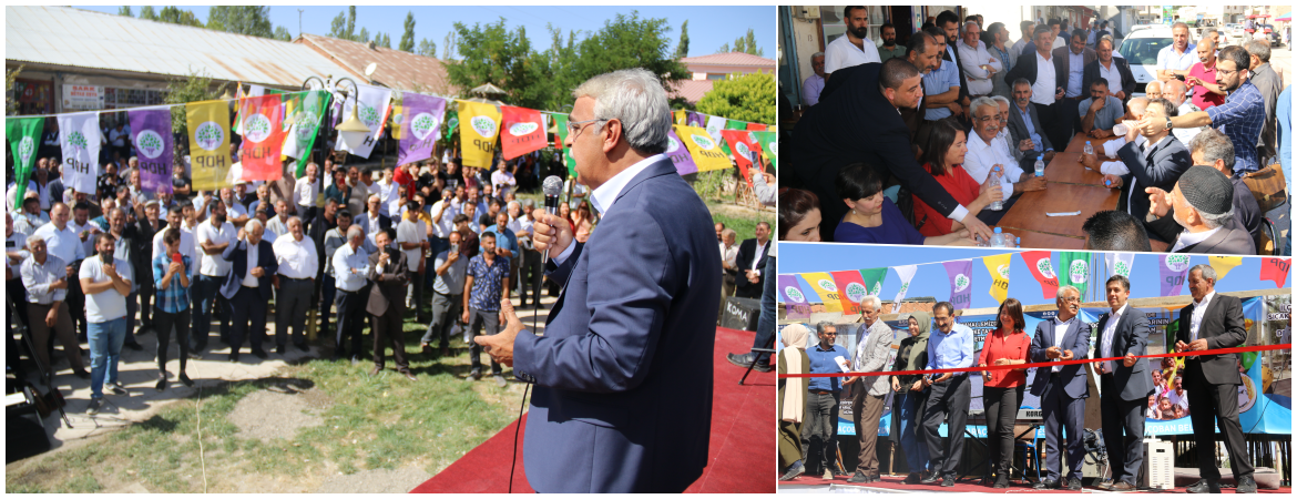 Sancar Erzurum’da: Her türlü imkansızlığa, kuşatmaya ve saldırıya rağmen belediyelerimiz halk için hizmet üretiyor