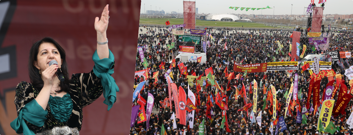 Buldan İstanbul Newrozundaydı: Kapatma davası iktidarın tükendiğinin resmidir