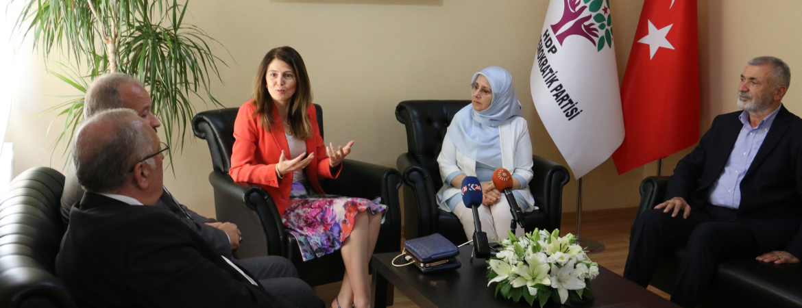 Bayramlaşma gündemimiz barış ve demokrasi mücadelesiydi