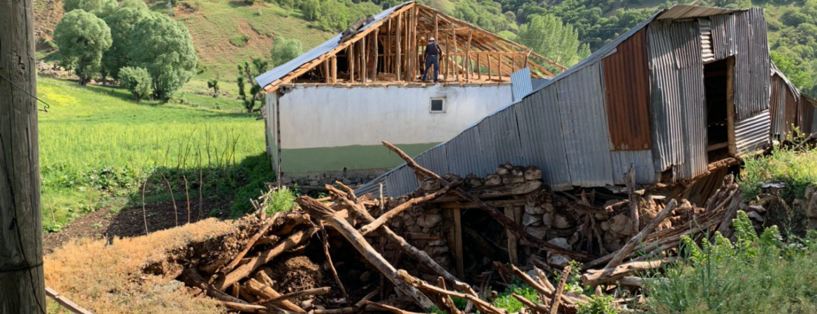 Heyetimiz depremin yaşandığı Bingölde incelemelerde bulundu