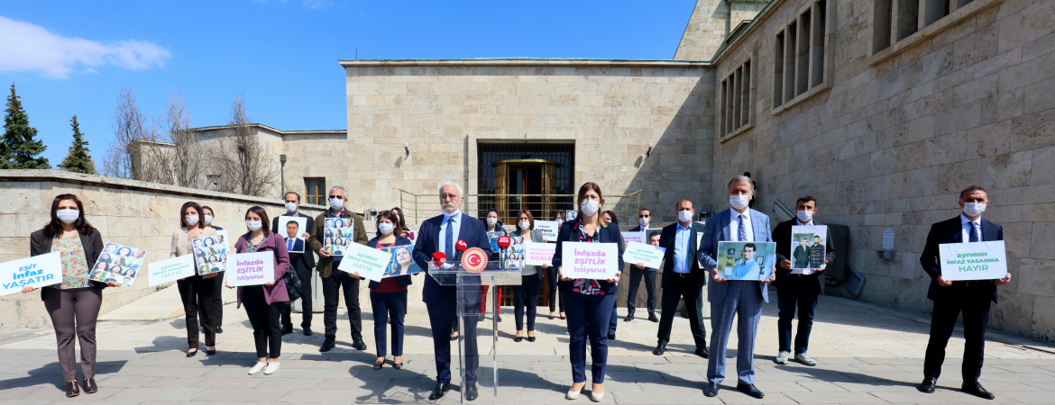 Oluç: İnfaz Yasası Teklifi Korona Virüs salgını nedeniyle ortaya çıkmamıştır