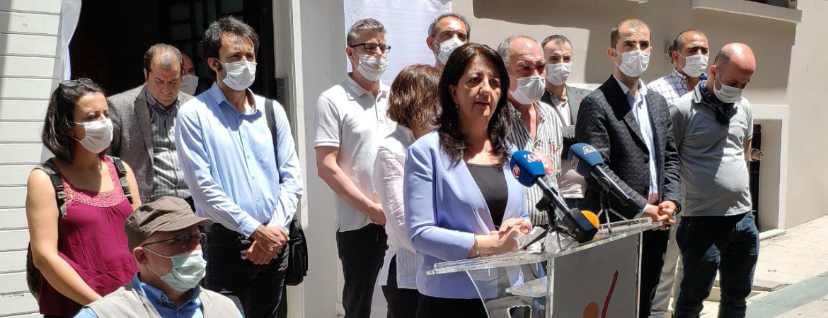 Buldan: Demokrasi yürüyüşümüz sadece HDP’ye yönelik yapılan baskılara dair değildir