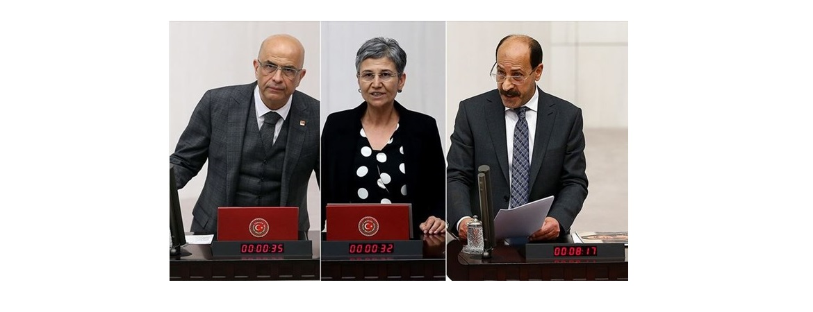 Two HDP deputies and one CHP deputy lose their seats and are imprisoned