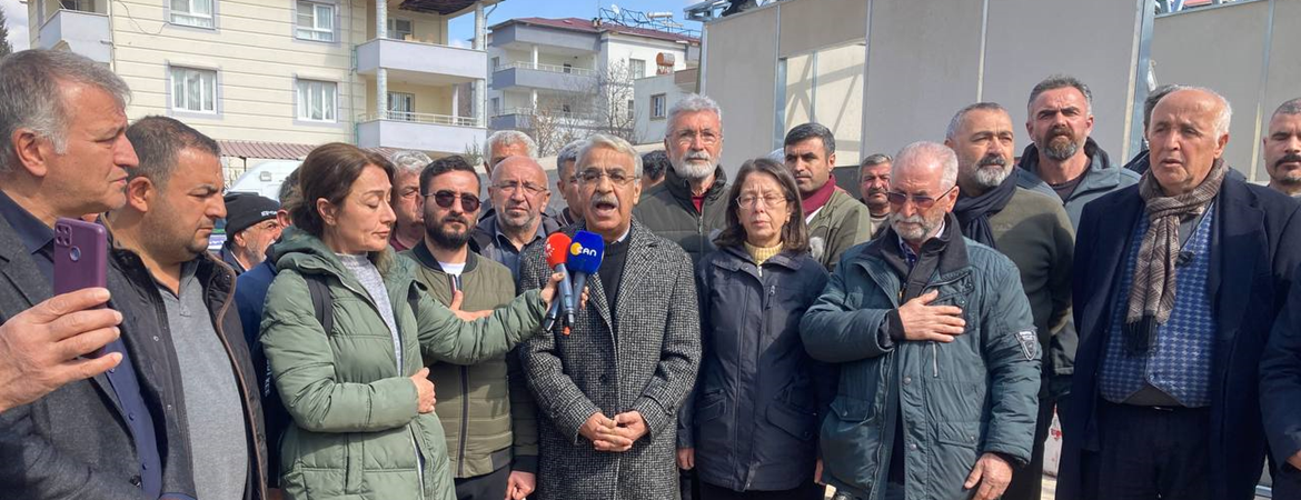 Sancar: Yıkımın temel nedeni iktidarın politikaları, sorumlulardan hesap soracağız