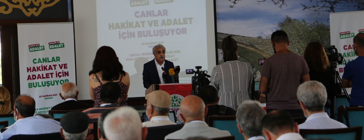 Sancar, Dersimde "Canlar İçin Hakikat ve Adalet Buluşması"nda Alevilerle buluştu