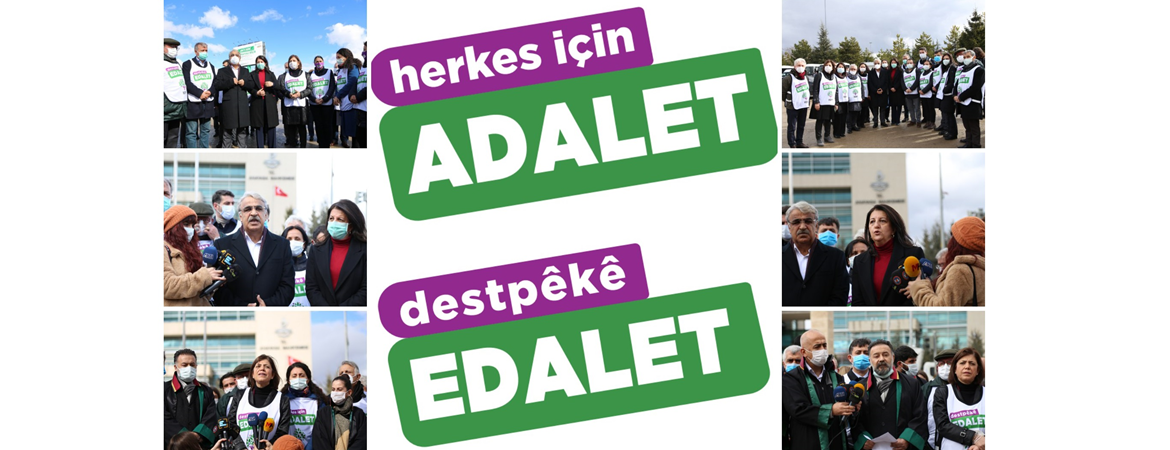 AYM önünde "Herkes İçin Adalet" nöbetindeydik