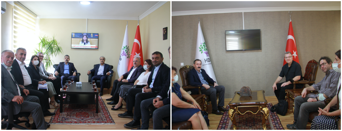 Partimize taziye ve destek ziyaretleri sürüyor: Bu karanlık ittifaka karşı ortak akıl geliştirilmeli