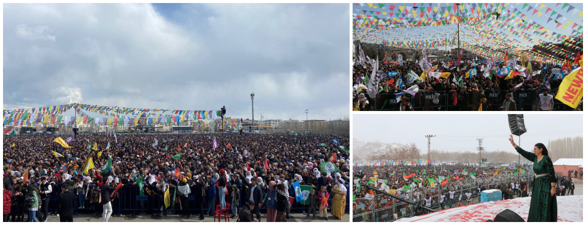 Yüz binler Newroz alanlarını doldurdu, 34 ayrı merkezde özgürlük talebi yükseldi