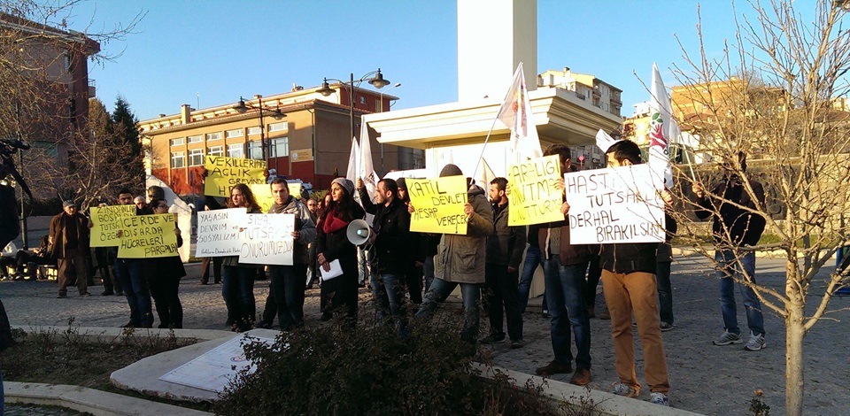 Kırklarelinde 19 Aralık protestosu