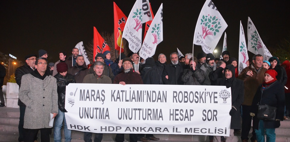 Maraş Katliamında yaşamını yitirenler Ankarada anıldı 