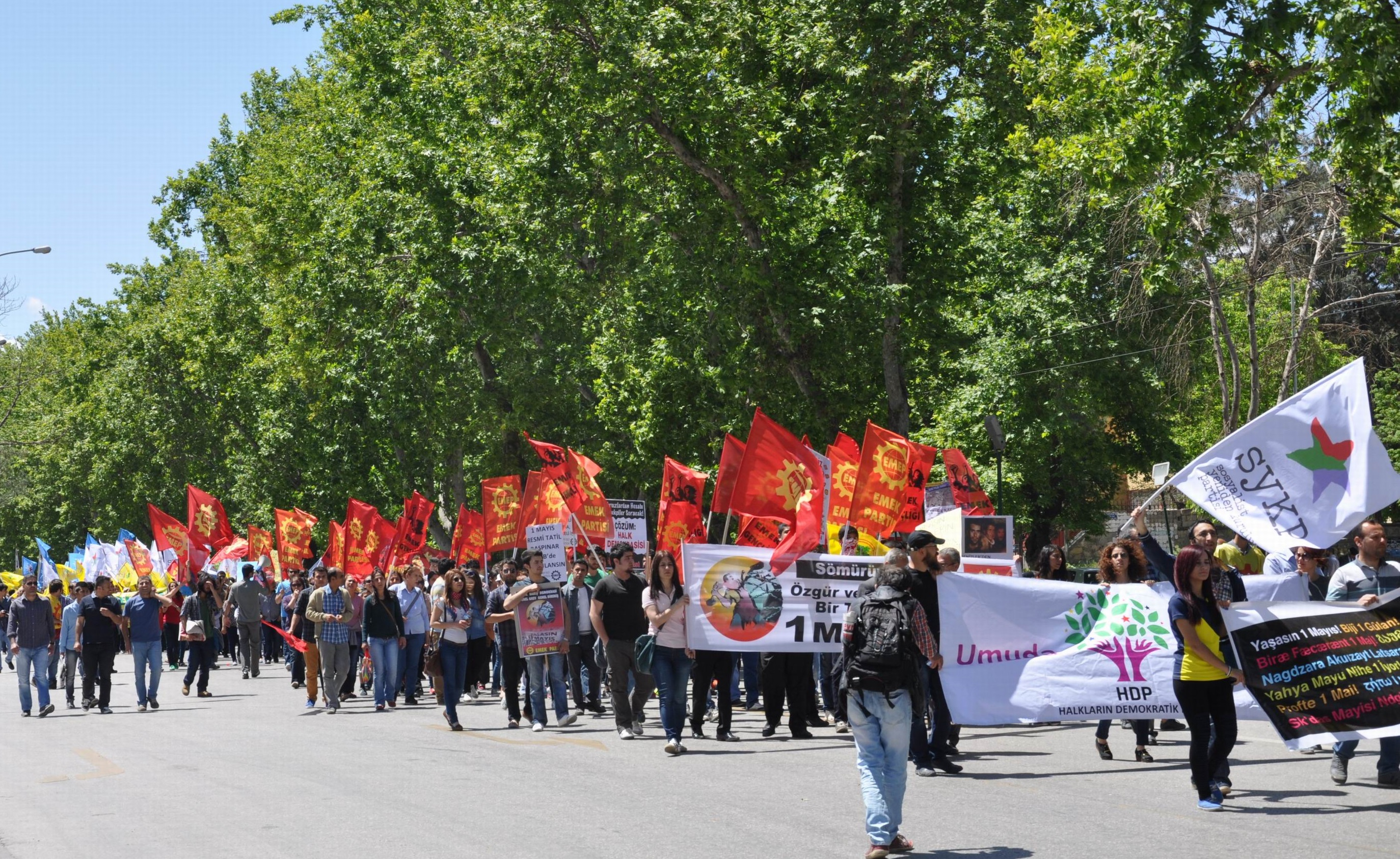 Antepte 1 Mayıs kutlandı
