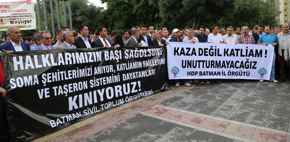 Batmanda Somadaki katliam için eylem 