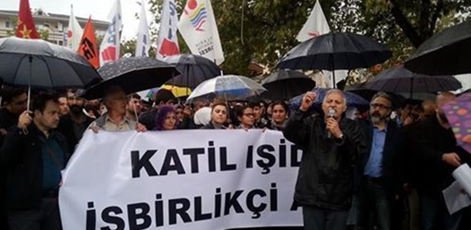 Bursada IŞİD saldırıları yapılan yürüyüşle protesto edildi 