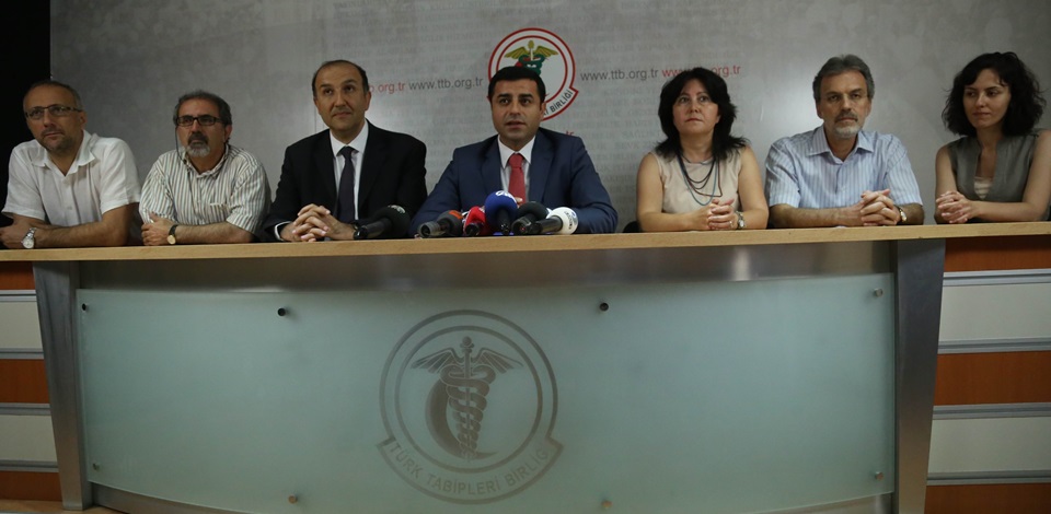 HDP Eş Genel Başkanı ve Cumhurbaşkanı adayı Demirtaşın seçim temasları sürüyor