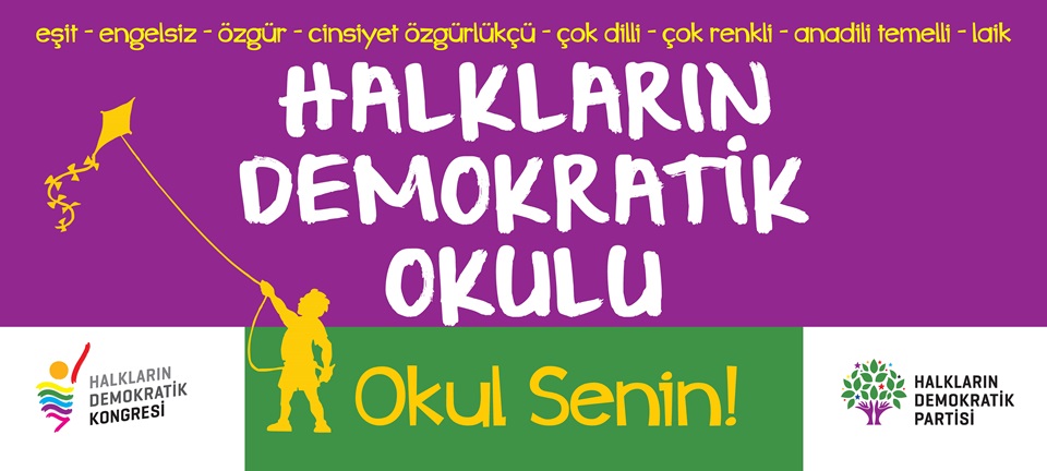 Eşit ve Özgür bir Okul için, Barışın okulu için, Halkların Demokratik Okulu için Eğitim Meclislerine Çağırıyoruz...