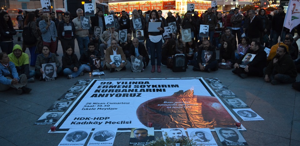 99 yıl önce katledilen Ermeniler, Kadıköyde düzenlenen etkinlikte anıldı