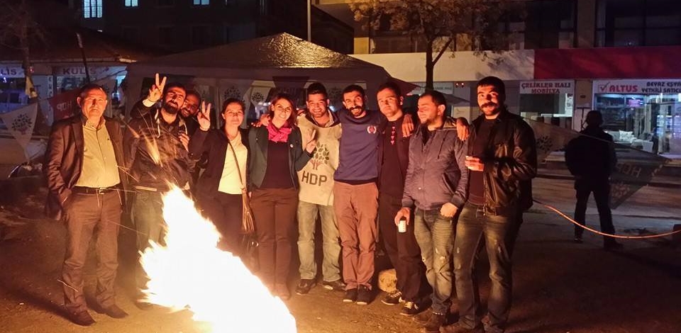 Sancaktepede seçim çadırı kuruldu
