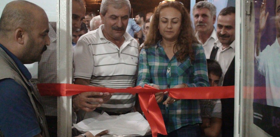 Silvanda seçim bürosu açıldı