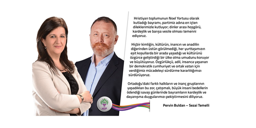 Buldan ve Temellinin Noel mesajı