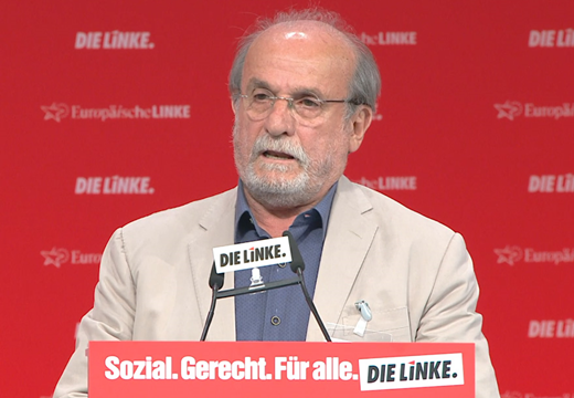 MP Kürkçü gave a speech at the Die Linke National Congress
