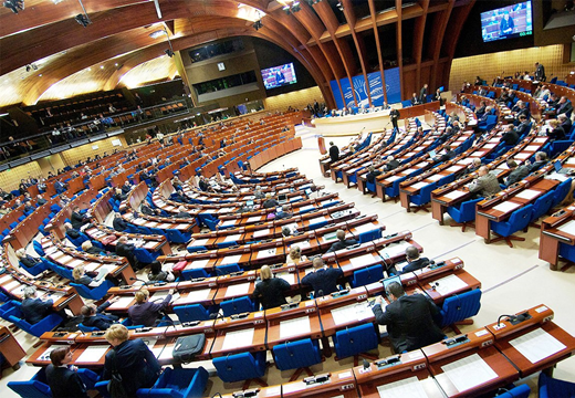 Kürkçü gave a brief speech at plenary talks of the PACE summer session