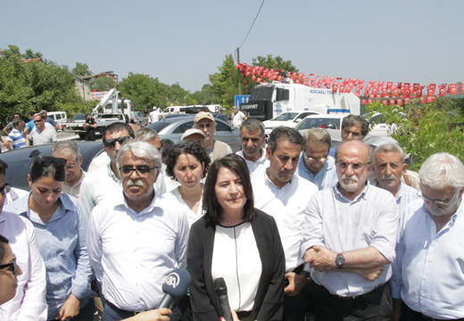 Adalet Yürüyüşü öncesi Kandıraya giden HDP heyetine engel
