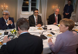 Meeting with Chancellor Merkel