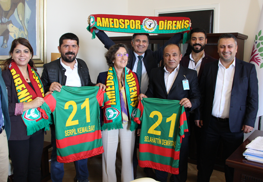 Amedspor Direniş Taraftarlar Derneğinin ziyareti