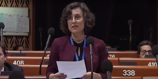 Kerestecioğlunun Tehlikedeki Avukatlar Günü üzerine Avrupa Konseyi Parlamenterler Meclisinde yaptığı konuşma