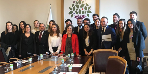 Bilgi Üniversitesi Uluslararası İlişkiler Kulübünün Meclis Grubumuzu ziyareti